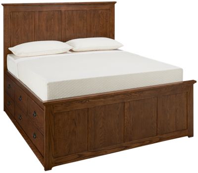 Intercon Oak Park Intercon Oak Park Queen Panel Bed With Underbed